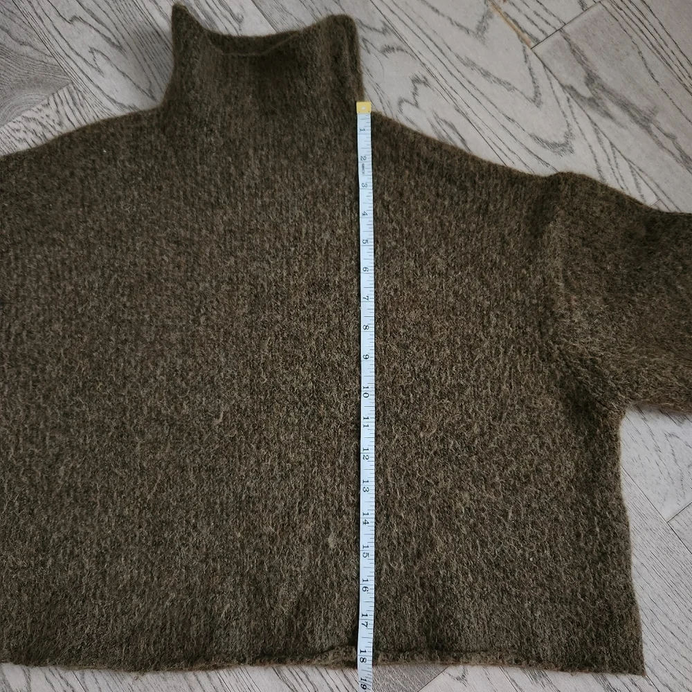 Zara Brown Turtleneck Sweater - Picture 9 of 9